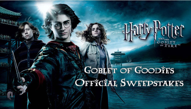Harry Potter and the Goblet of Goodies Official Sweepstakes