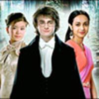 Cho, Harry & Parvati at the Yule Ball